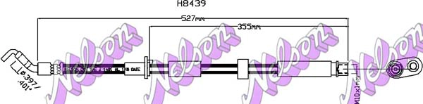 Flexible de frein KAWE H8439