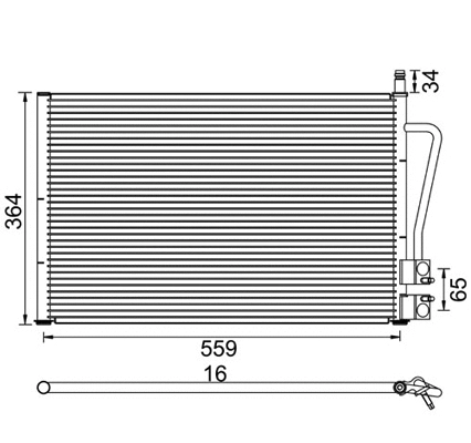 Condenseur, climatisation PowerMax 7110148