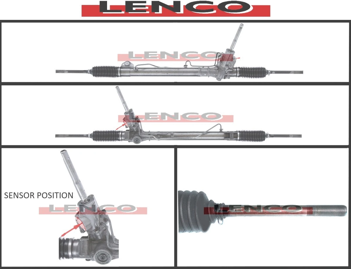 Crémaillère de direction LENCO SGA658L
