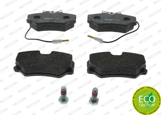 Kit de plaquettes de frein, frein à disque FERODO FDB540