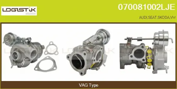 Turbocompresseur, suralimentation LGK 070081002LJE