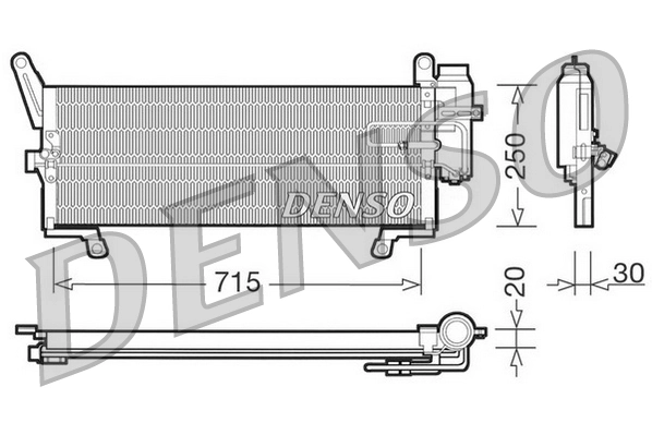 Condenseur, climatisation DENSO DCN09094