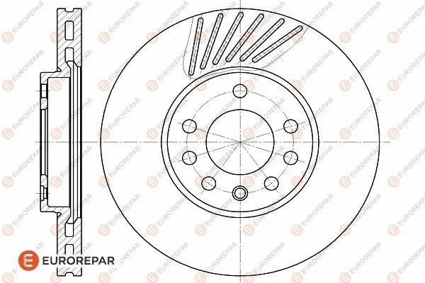 Disque de frein EUROREPAR 1618876780