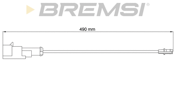 Contact d'avertissement, usure des plaquettes de frein BREMSI WI0792