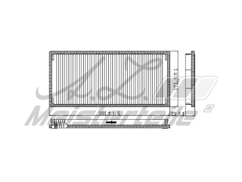 Filtre, air de l'habitacle A.Z. Meisterteile AZMT-41-010-1746
