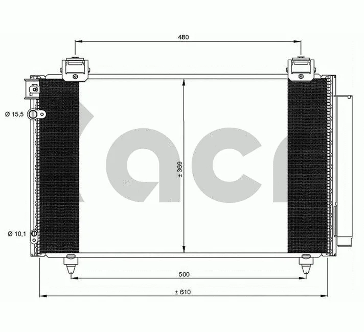 Condenseur, climatisation ACR 300626
