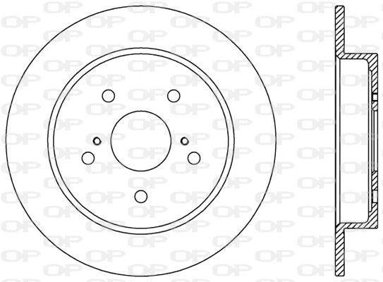 Disque de frein OPEN PARTS BDA2567.10