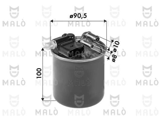 Filtre à carburant AKRON-MALÒ 1520254