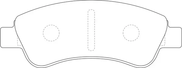 Kit de plaquettes de frein, frein à disque SB BP42182