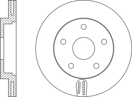 Disque de frein FIT FR0651V