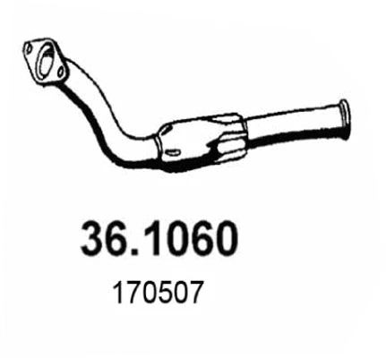 Tuyau d'échappement ASSO 36.1060