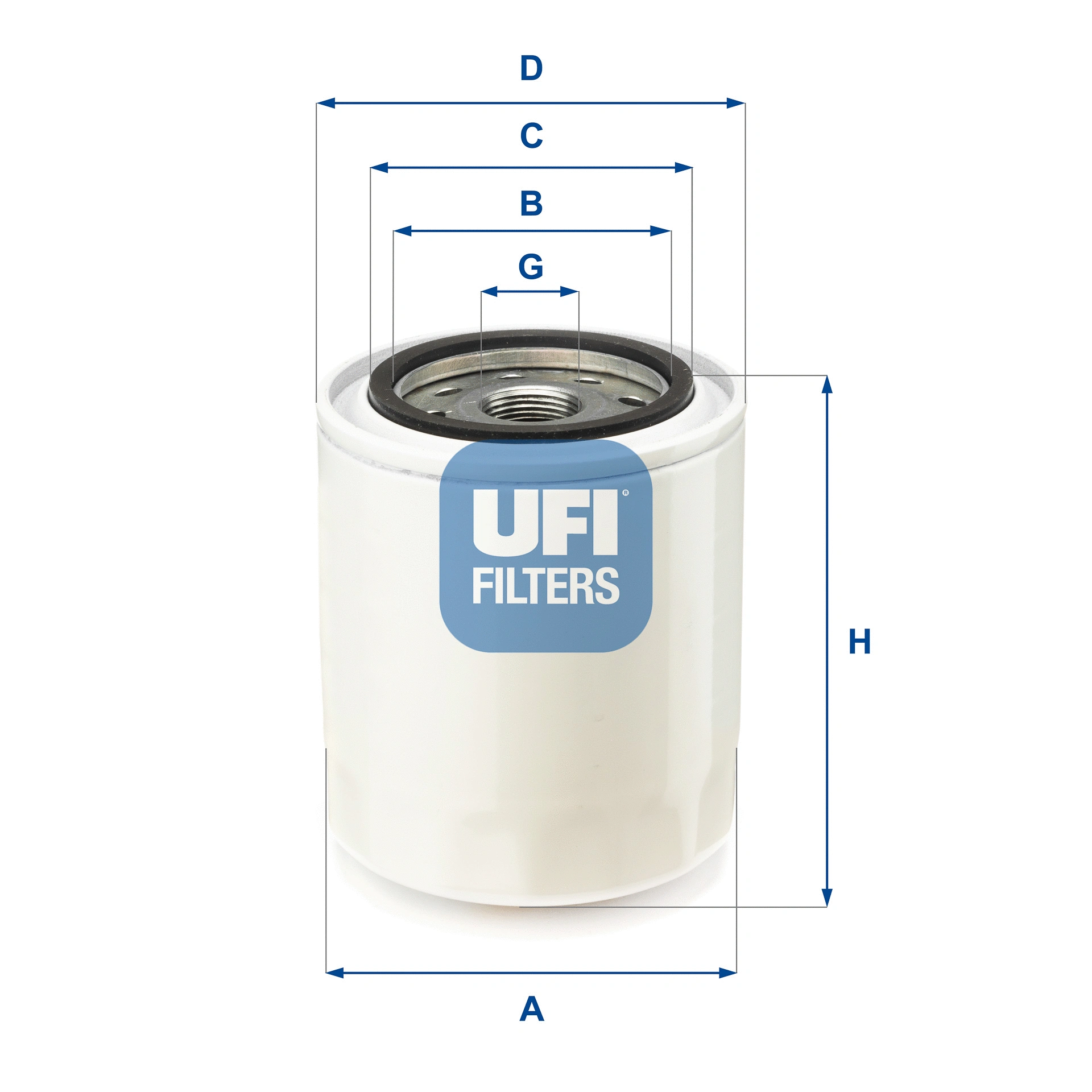 Filtre hydraulique, boîte automatique UFI 80.059.00