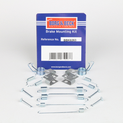 Kit d'accessoires, mâchoire de frein BORG & BECK BBK6263
