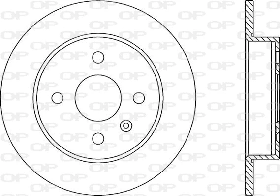 Disque de frein OPEN PARTS BDA1810.10