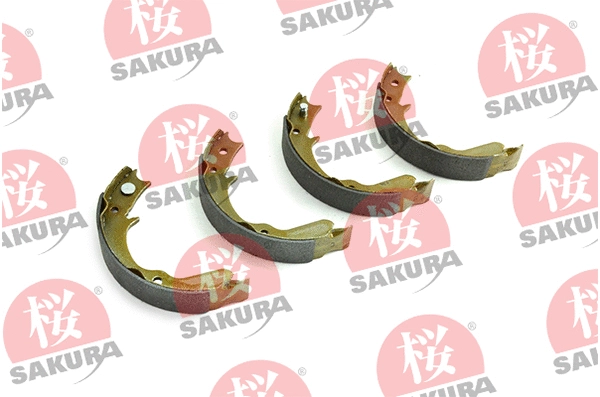 Jeu de mâchoires de frein, frein de stationnement SAKURA 602-00-7636