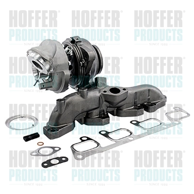 Turbocompresseur, suralimentation HOFFER 6900469