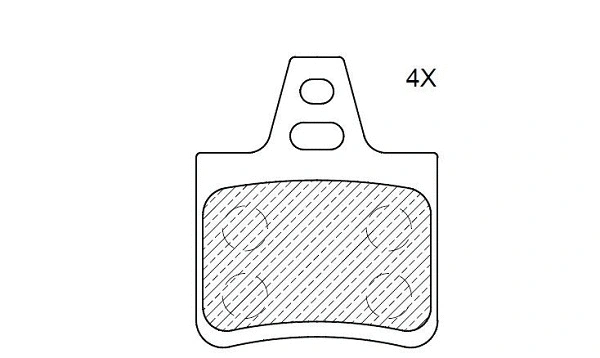 Kit de plaquettes de frein, frein à disque KLAXCAR FRANCE 24192z