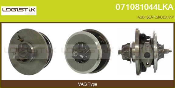 Groupe carter, turbocompresseur LGK 071081044LKA