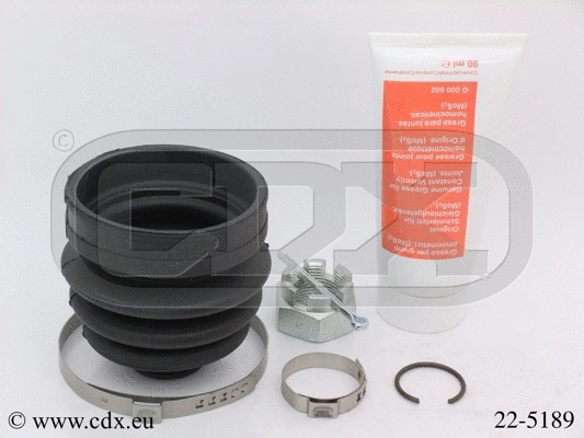 Jeu de joints-soufflets, arbre de commande CDX 22-5189