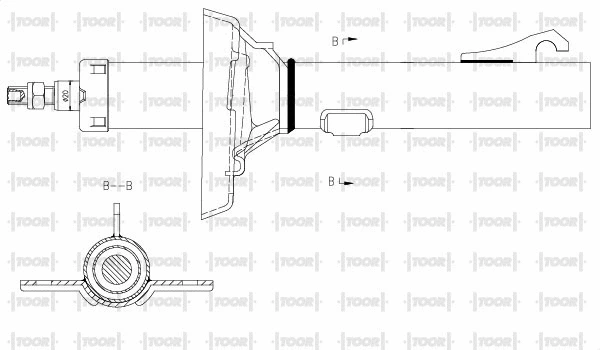 Amortisseur TOOR SG14560