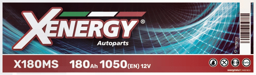 Batterie de démarrage AP XENERGY X180MS