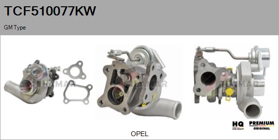 Turbocompresseur, suralimentation FLAMAR TCF510077KW