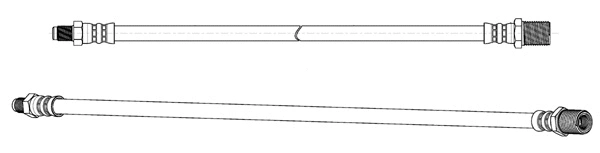 Flexible de frein CEF 512847