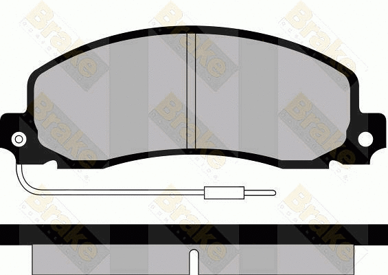 Kit de plaquettes de frein, frein à disque Brake ENGINEERING PA447