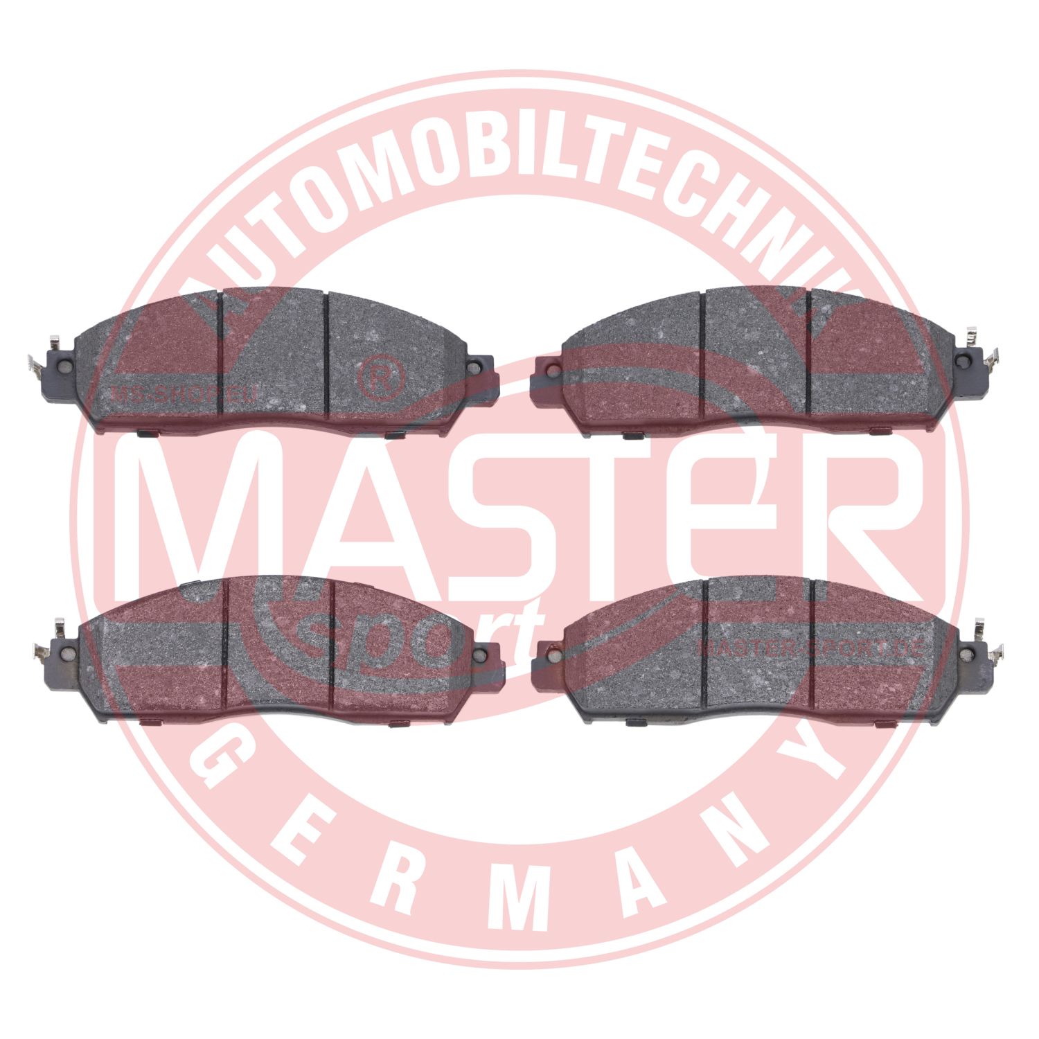 Kit de plaquettes de frein, frein à disque MASTER-SPORT GERMANY 13046055382N-SET-MS