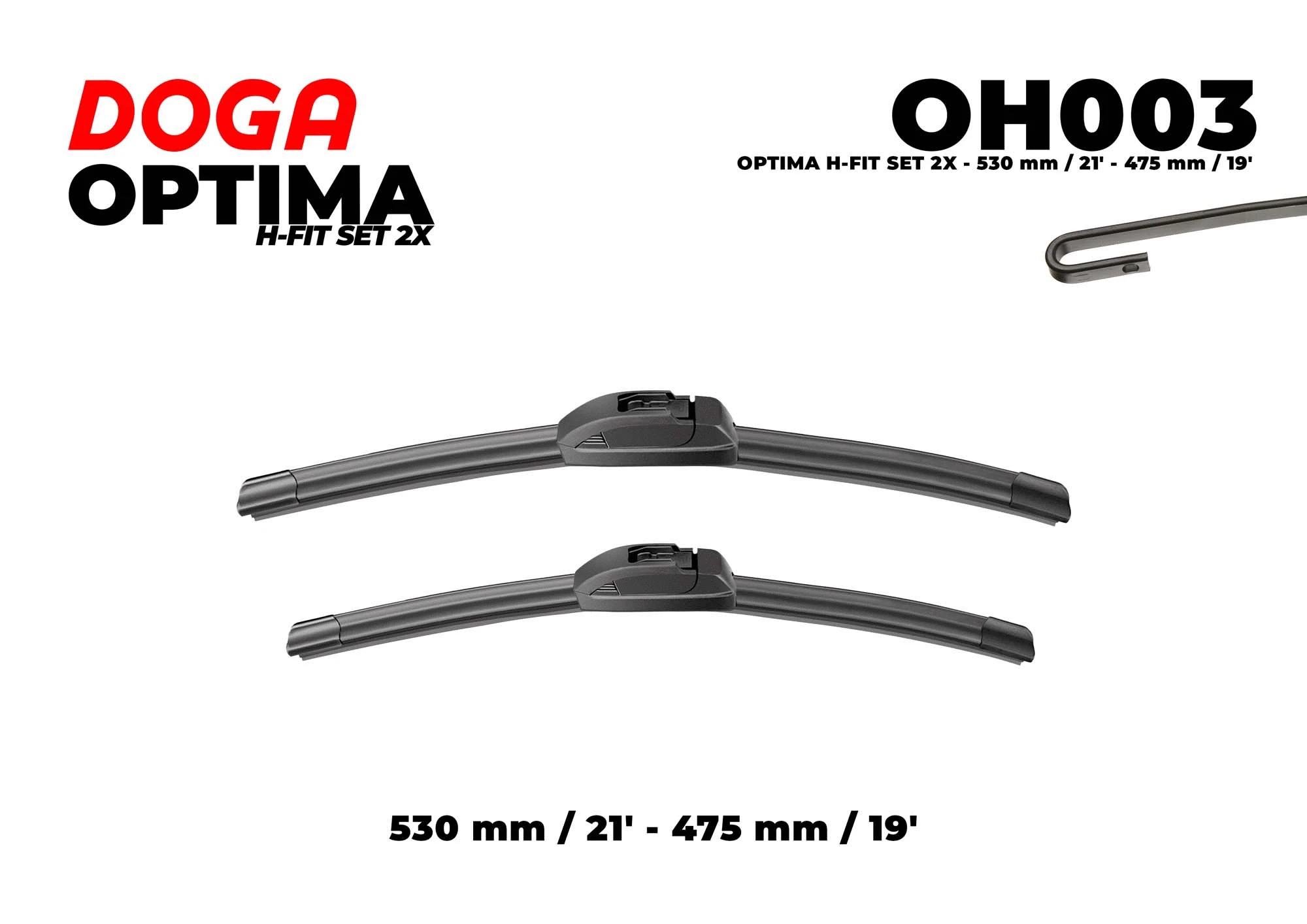 Balai d'essuie-glace DOGA OH003
