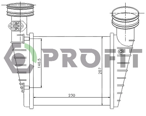 Refroidisseur d'air de suralimentation PROFIT PR 9555T1