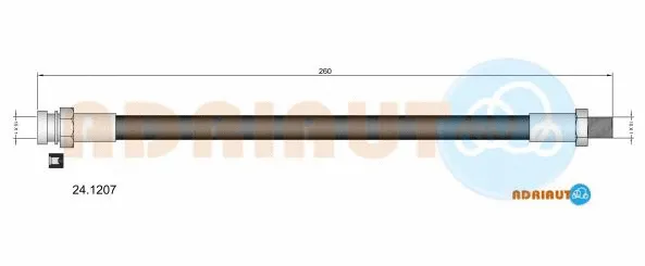 Flexible de frein ADRIAUTO 24.1207