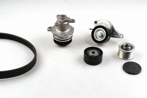 Pompe à eau+Jeu de courroie trapézoïdale à nervures GK K986964C