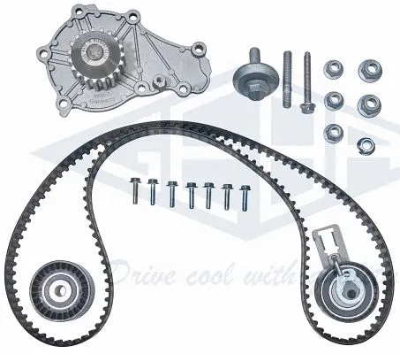 Pompe à eau + kit de courroie crantée GEBA K30040CS