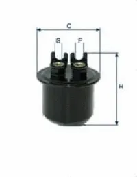 Filtre à carburant UNIFLUX FILTERS XB219
