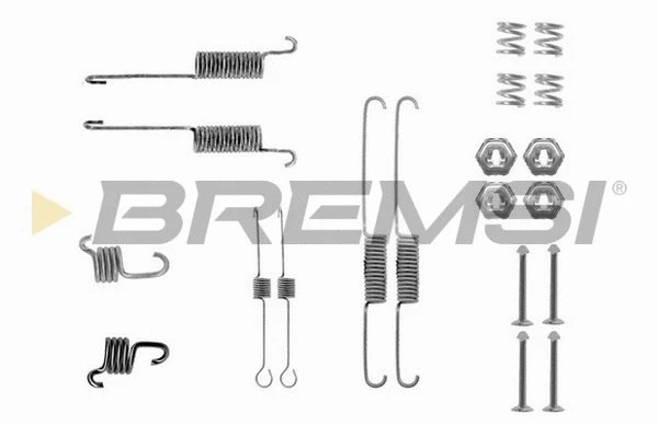 Kit d'accessoires, mâchoire de frein BREMSI SK0809