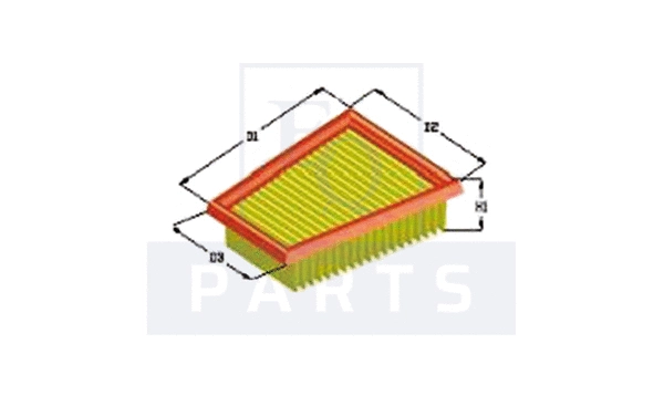 Filtre à air EQUAL QUALITY FA3066