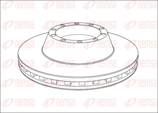 Disque de frein REMSA NCA1013.20