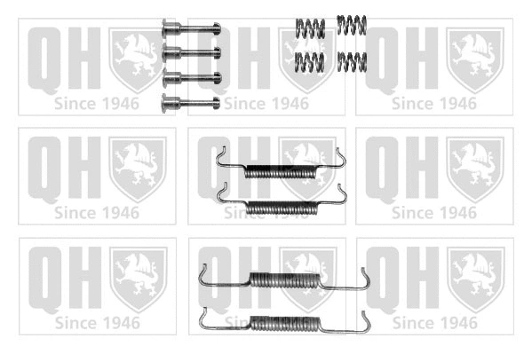 Kit d'accessoires, mâchoires de frein de stationnement QUINTON HAZELL BFK433