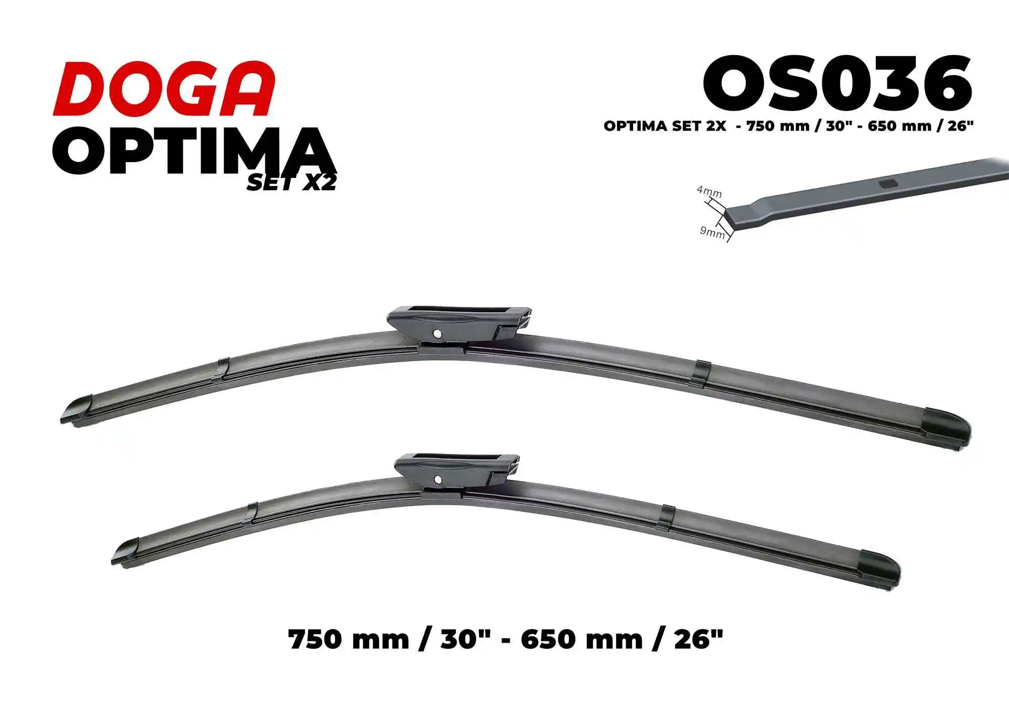 Balai d'essuie-glace DOGA OS036