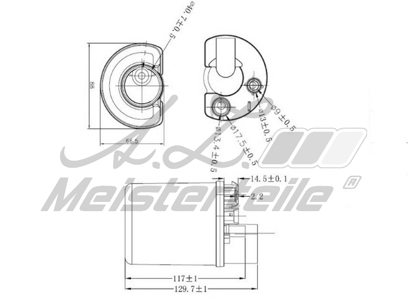 Filtre à carburant A.Z. Meisterteile AZMT-41-020-1470