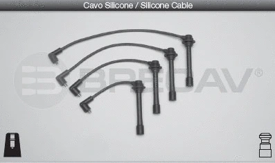 Kit de câbles d'allumage BRECAV 38.505