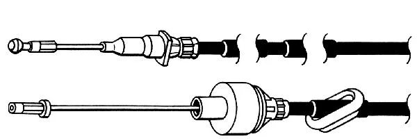 Tirette à câble, commande d'embrayage CEF FO01151