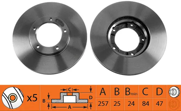 Disque de frein SB BR21107T