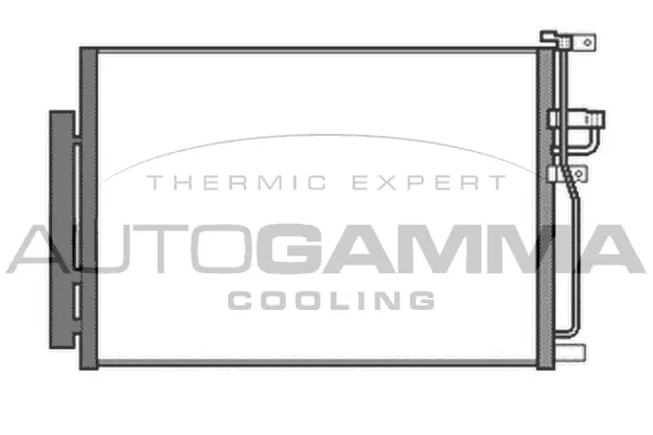 Condenseur, climatisation AUTOGAMMA 105070