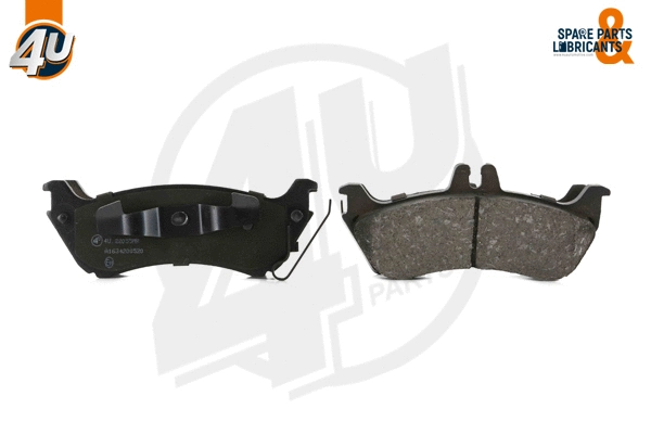 Kit de plaquettes de frein, frein à disque 4U Autoparts 22055MR