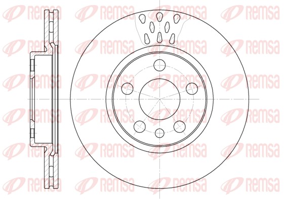 Disque de frein REMSA 6442.11