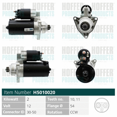Démarreur HOFFER H5010020