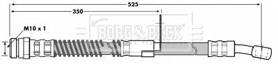 Flexible de frein BORG & BECK BBH7012