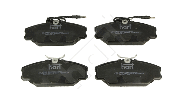 Kit de plaquettes de frein, frein à disque HART 215 960
